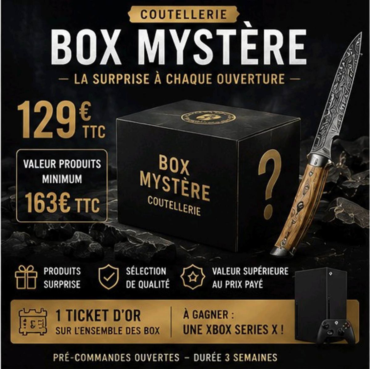 BOX MYSTÈRE 129E