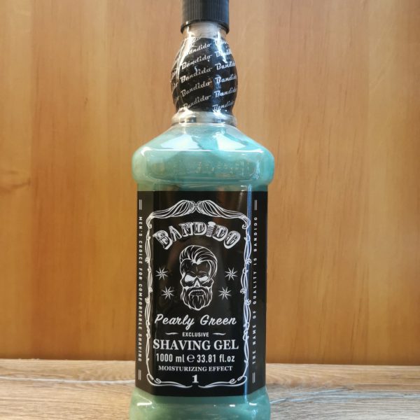 Gel de rasage homme metallique